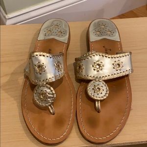 Jack Rogers two tone sandals